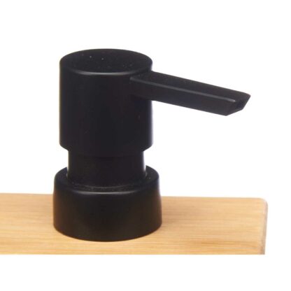 Διανομέας Σαπουνιού Berilo 15342 Μαύρο Bamboo Πλαστική ύλη 9,7 x 15 x 5,8 cm (12 Μονάδες)