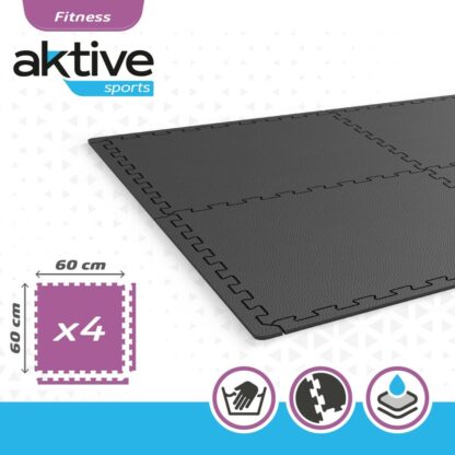 Δάπεδο Τατάμι Aktive Σκούρο γκρίζο (4 Μονάδες)