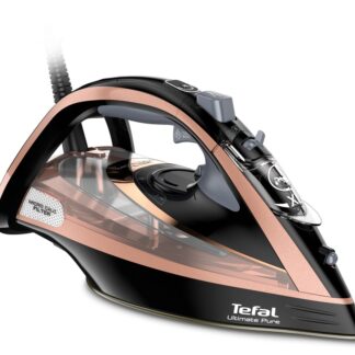 Tefal Ultimate Pure FV9845 iron Dry & Steam iron Durilium Autoclean soleplate 3200 W Black Copper Tefal Ultimate Pure FV9845 iron Dry & Steam iron Durilium Autoclean soleplate 3200 W Black Copper