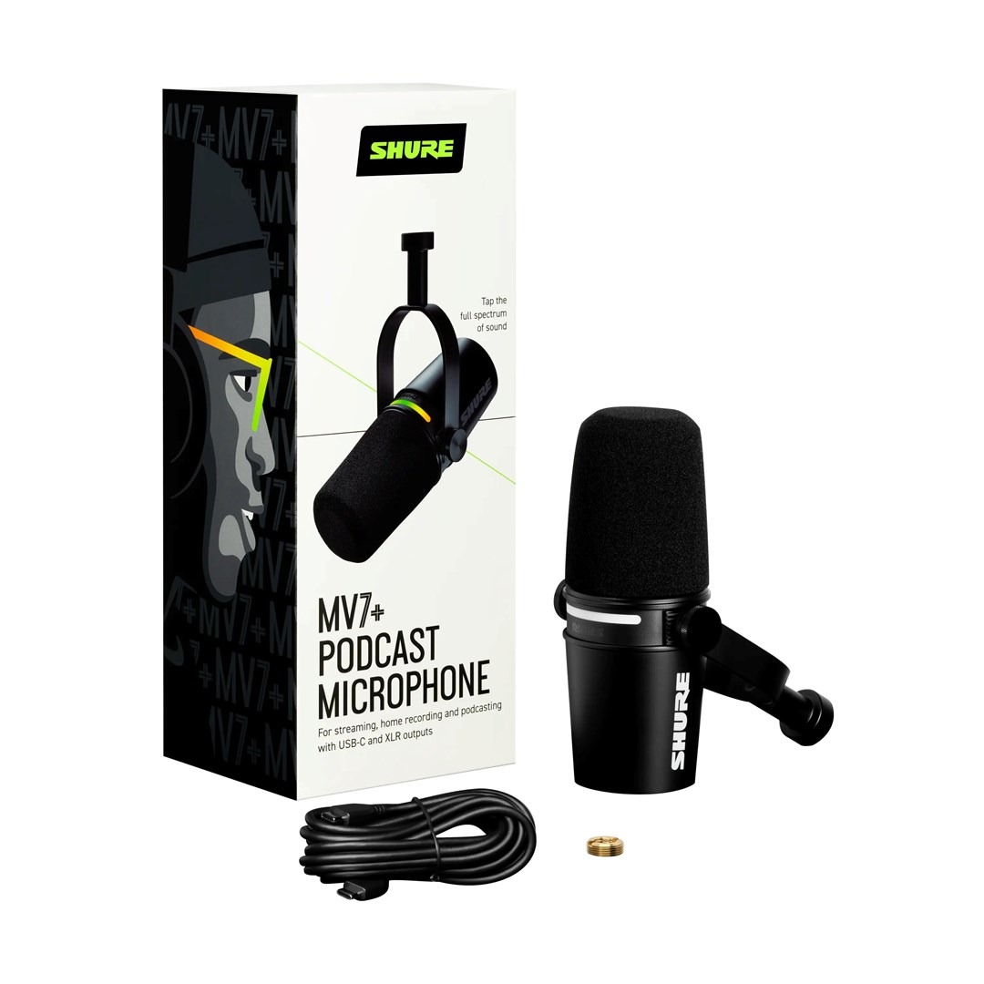 Shure MV7+ schwarz Shure MV7+ schwarz