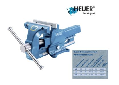 Brockhaus Heuer Gr. 140 Vice with replaceable jaws