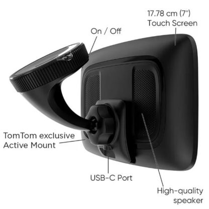 TomTom Συσκευή Πλοήγησης GPS με Οθόνη 7" Bluetooth / Wi-Fi / USB & Card Slot Κωδικός: 1YE7.002.100