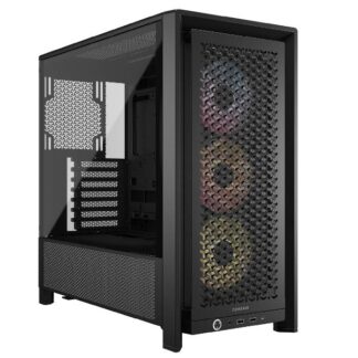 Corsair Frame 4000D Midi Tower Κουτί Υπολογιστή με Πλαϊνό Παράθυρο Μαύρο