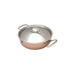 De Buyer Prima Matera Saucepot copper/steel low 28cm induction