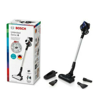 Bosch Serie 6 BBS611MAT stick vacuum/electric broom 2-in-1 stick vacuum Battery Dry Bagless 0.3 L Blue 2.5 Ah