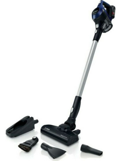 Bosch Serie 6 BBS611MAT stick vacuum/electric broom 2-in-1 stick vacuum Battery Dry Bagless 0.3 L Blue 2.5 Ah