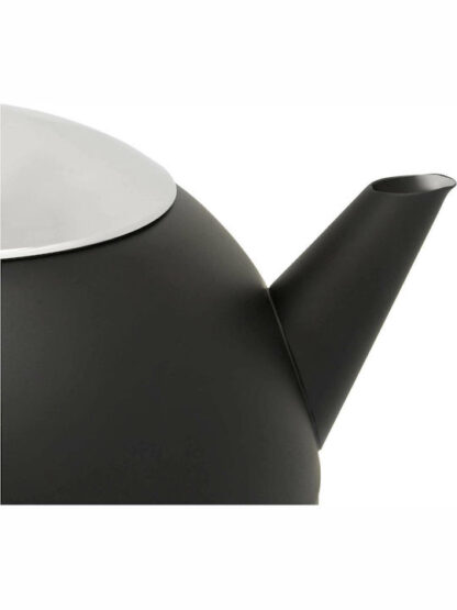 Bredemeijer Bella Ronde Single Τσαγιέρα Ανοξείδωτη Black Matt / Chrome 1200ml