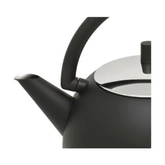 Bredemeijer Bella Ronde Single Τσαγιέρα Ανοξείδωτη Black Matt / Chrome 1200ml