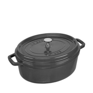 Le Creuset Signature Βαθιά Κατσαρόλα από Μαντέμι 30cm Black