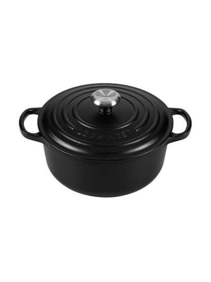 Le Creuset Signature Βαθιά Κατσαρόλα από Μαντέμι 20cm Black Κωδικός: 21177200000430
