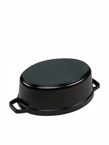 Staub Oval Cocotte Βαθιά Κατσαρόλα από Μαντέμι 4.2lt / 29cm Black Κωδικός: 40509-315-0