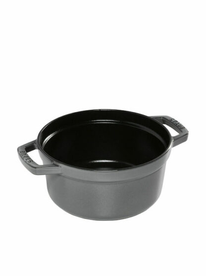 Staub Round Cocotte Βαθιά Κατσαρόλα από Μαντέμι 20cm Graphite Grey Κωδικός: 40509-304
