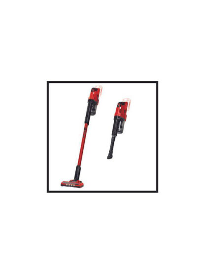 Einhell TE-SV 18 Li-Solo Επαναφορτιζόμενη Σκούπα 2 σε 1 Stick & Χειρός Χωρίς Φορτιστή & Μπαταρία Κόκκινη