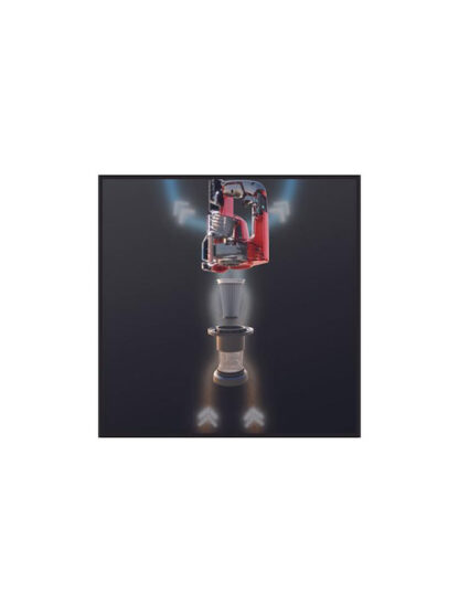 Einhell TE-SV 18 Li-Solo Επαναφορτιζόμενη Σκούπα 2 σε 1 Stick & Χειρός Χωρίς Φορτιστή & Μπαταρία Κόκκινη