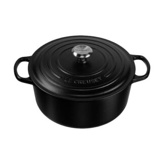 Le Creuset Signature Βαθιά Κατσαρόλα από Μαντέμι 30cm Black