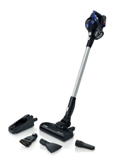 Bosch Serie 6 BBS611MAT stick vacuum/electric broom 2-in-1 stick vacuum Battery Dry Bagless 0.3 L Blue 2.5 Ah