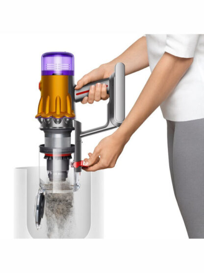 Dyson V12 Detect Slim Absolute (2023) Επαναφορτιζόμενη Σκούπα Stick 25.2V Yellow/Iron/Nickel