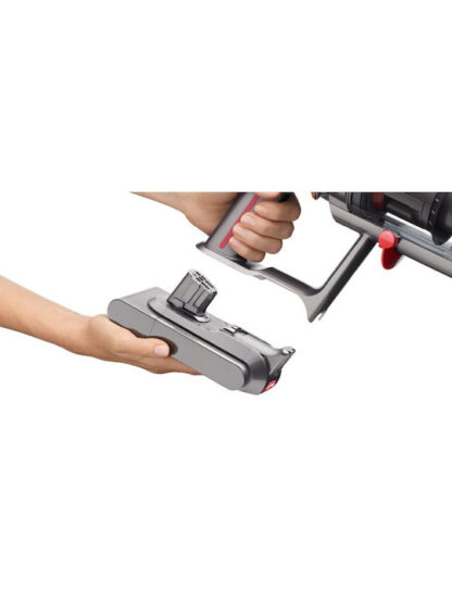 Dyson V12 Detect Slim Absolute (2023) Επαναφορτιζόμενη Σκούπα Stick 25.2V Yellow/Iron/Nickel