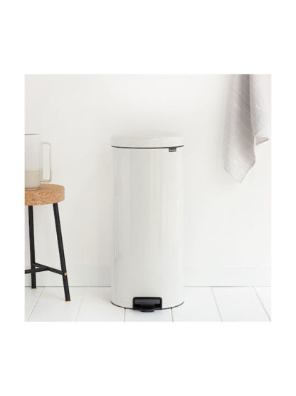 Brabantia Pedal Bin Newicon 30,0 L white