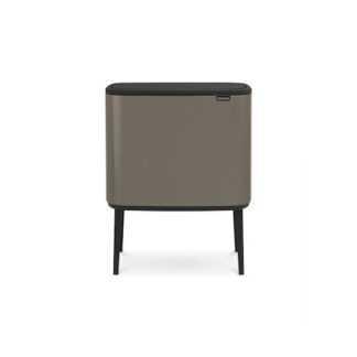 Brabantia Touch Bin New Κάδος Ανακύκλωσης Μεταλλικός Steel Matt 33lt