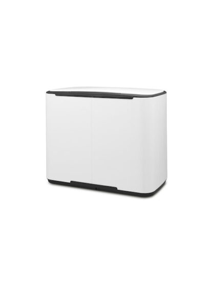 Brabantia Bo Κάδος Ανακύκλωσης Λευκός με Πεντάλ 34lt