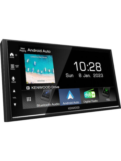 Kenwood Ηχοσύστημα Αυτοκινήτου 2DIN (Bluetooth/USB/WiFi/GPS/Apple-Carplay/Android-Auto) με Οθόνη Αφής 6.8"