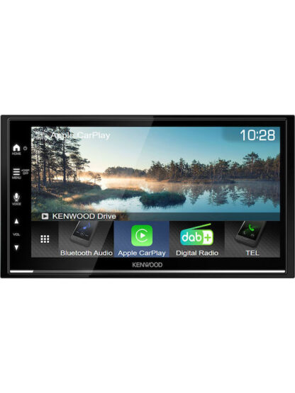 Kenwood Ηχοσύστημα Αυτοκινήτου 2DIN (Bluetooth/USB/WiFi/GPS/Apple-Carplay/Android-Auto) με Οθόνη Αφής 6.8"