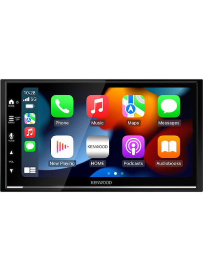 Kenwood Ηχοσύστημα Αυτοκινήτου 2DIN (Bluetooth/USB/WiFi/GPS/Apple-Carplay/Android-Auto) με Οθόνη Αφής 6.8"