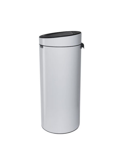 Brabantia Touch Bin New Κάδος Απορριμμάτων Μεταλλικός Λευκός 30lt