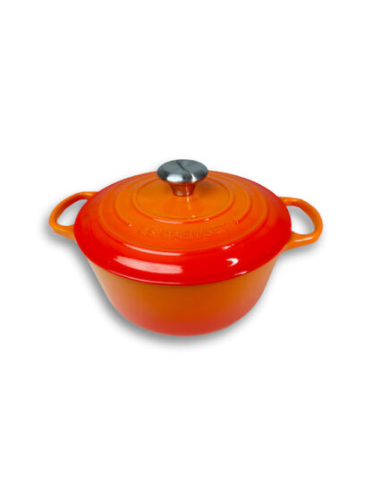 Le Creuset Signature Βαθιά Κατσαρόλα από Μαντέμι 24cm Volcanic Κωδικός: 21177240902430