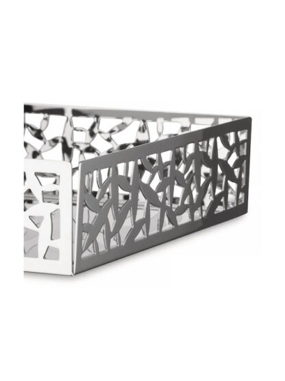 Alessi Χαρτοπετσετοθήκη Μεταλλική Γκρι 20.5x20.5x5cm Cactus