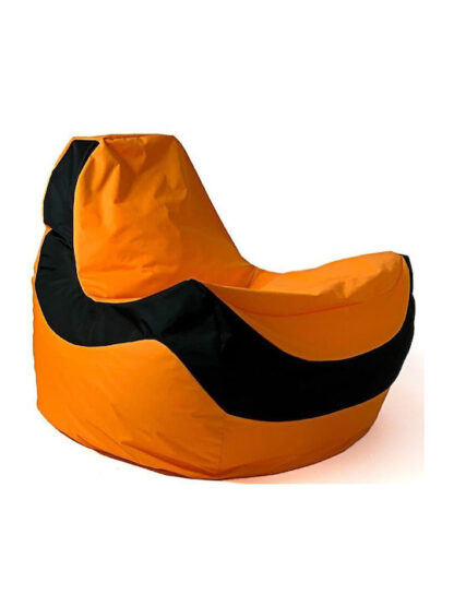 Πουφ Πολυθρόνα orange-black 140x100cm Κωδικός: PUFGGFSAK0172