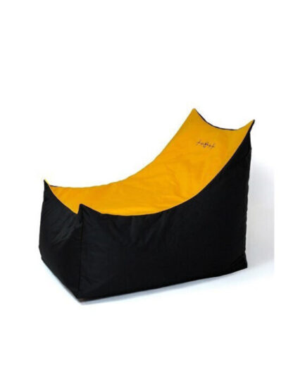 Πουφ Πολυθρόνα Black-Orange 140x90cm