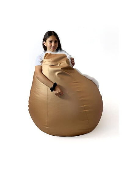 Sako bag pouf Glamour gold XL 120 x 80 cm