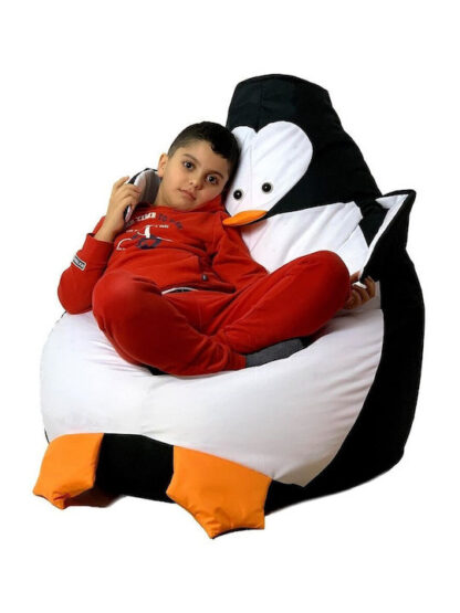 Πουφ Πολυθρόνα Penguin Black And White 130x90cm Κωδικός: 8367