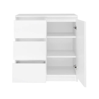 Μπουφές Granero Ξύλινος White 160x35x80cm