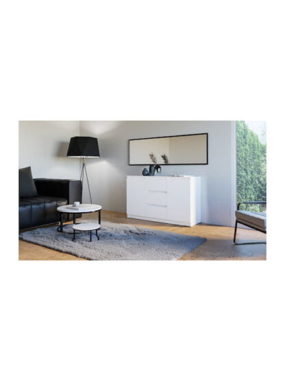 Μπουφές με Συρτάρια Λευκός 200x40x75cm