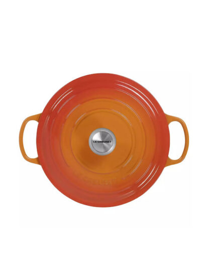 Le Creuset Signature Βαθιά Κατσαρόλα από Μαντέμι 28cm Volcanic