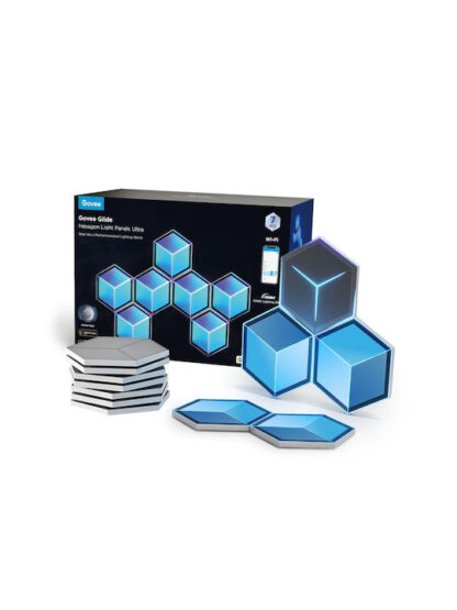 Govee Bluetooth/WiFi Διακοσμητικό Φωτιστικό Hexagon LED 7τμχ