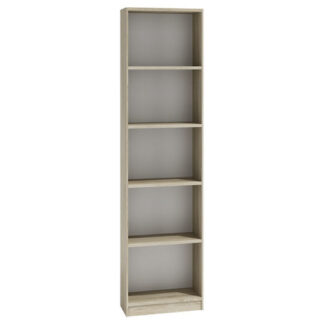Bookcase FIESTA 4P 59.5x30x140 cm  white
