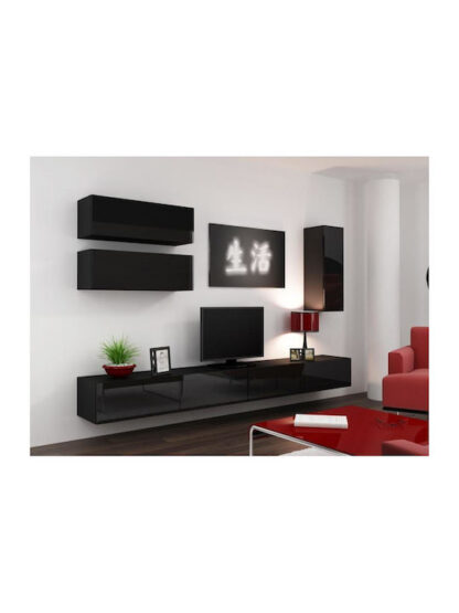 Ντουλάπι Τοίχου Vigo Black 90x35x32εκ. Κωδικός: WIP90