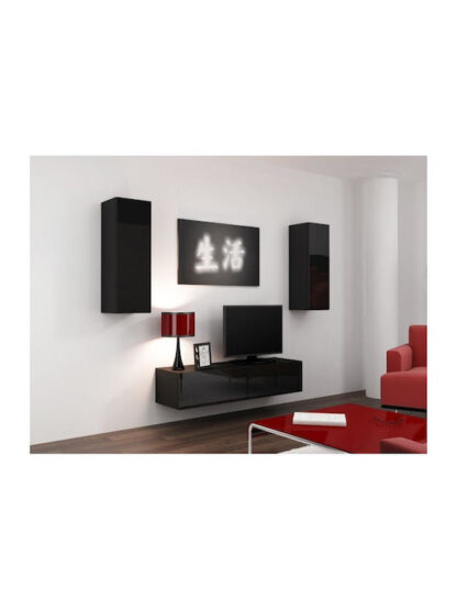 Ντουλάπι Τοίχου Vigo Black 90x35x32εκ. Κωδικός: WIP90