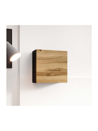 Ντουλάπι Τοίχου Black/Wotan Oak 50x30x50εκ. Κωδικός: VIGOKW180