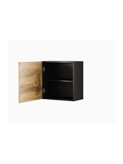 Ντουλάπι Τοίχου Black/Wotan Oak 50x30x50εκ. Κωδικός: VIGOKW180