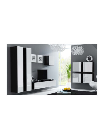 Ντουλάπι Τοίχου black/white 50x30x50εκ.