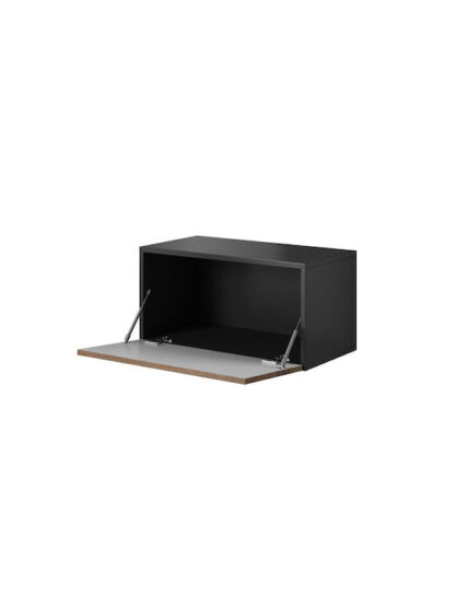 Cama full storage cabinet ROCO RO3 75/37/39 black/black/black