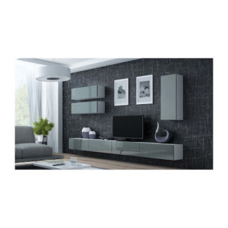 Ντουλάπι Τοίχου Vigo Grey/white 35x35x90εκ. Κωδικός: WIP90 VIGO SZ/B