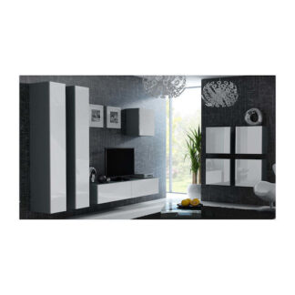 Ντουλάπι Τοίχου White/Grey 50x30x50εκ.