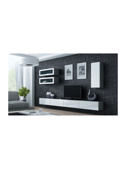 Ντουλάπι Τοίχου Vigo Grey/white 35x35x90εκ. Κωδικός: WIP90 VIGO SZ/B