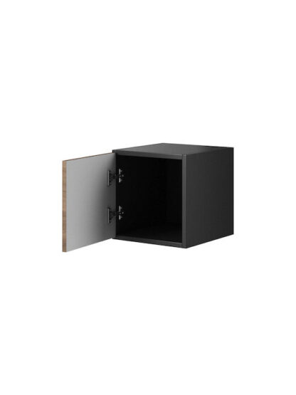 Ντουλάπι Τοίχου Roco R05 Antracite/Wotan Oak 37x37x39εκ.